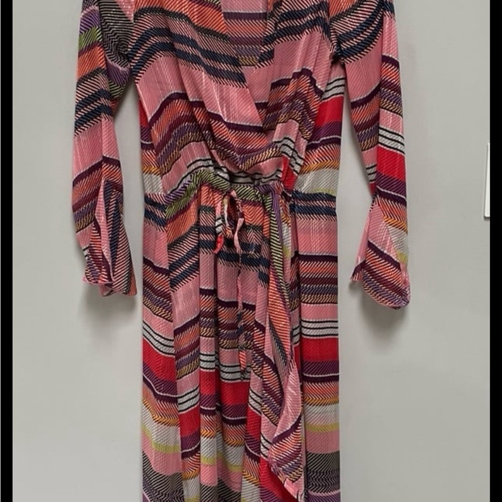 Birgitte Hirskind Colorful Striped Dress Size 38